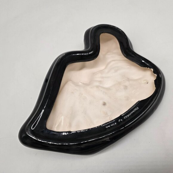 Vintage MCM Holland Mold Ceramic Risque Pinup Girl Ash Tray Candy Dish - Picture 9 of 11